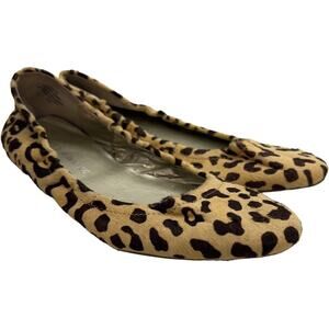 Audrey Brooke Ballet Flats Womens Size 6.5 Lydia Calf Hair Flat 6.5